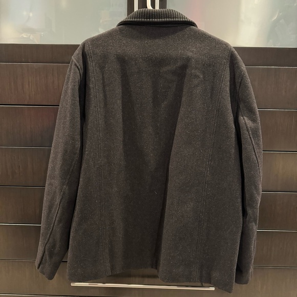 Calvin Klein Wool Blend Zip Up Jacket - Picture 3 of 13